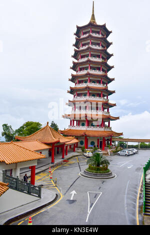 Genting Highlands, Malaysia - 2. November 2017: Pagode des Chin Swee Tempel Stockfoto