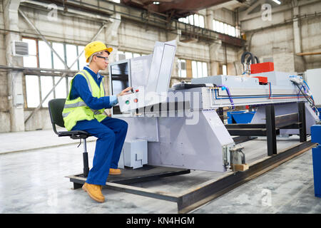 Die CNC-Maschine Stockfoto