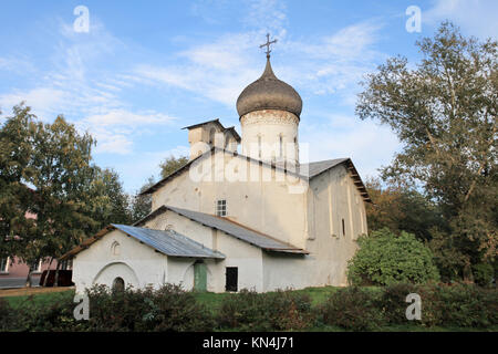 August 20, 2013 Moskau, Russland alte orthodoxe Kirche, Kuppel ist mit Holzschindeln gedeckt Stockfoto
