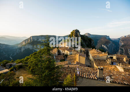 Rougon, Verdon Schlucht Gorges du Verdon, auch Grand Canyon du Verdon, Departement Alpes-de-Haute-Provence Stockfoto