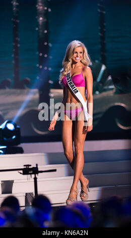 DORAL, Florida - Januar 21: Miss Australien Tegan Martin 2014, die 63. jährliche Miss Universe Pageant am 21. Januar 2015 in Miami, Florida. Personen: Miss Australien Tegan Martin Stockfoto