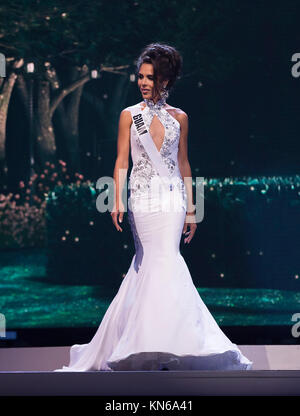 DORAL, Florida - Januar 21: Miss Guam Bretagne Bell 2014, die 63. jährliche Miss Universe Pageant am 21. Januar 2015 in Miami, Florida. Personen: Miss Guam Bretagne Bell Stockfoto