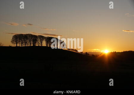 Schottische Sunrise Stockfoto