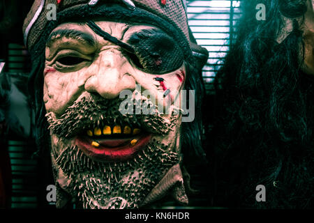 Scary Halloween Maske Piraten Zombie Urlaub Kostüm Stockfoto