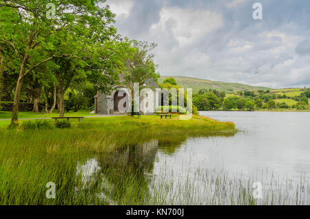 Die St. Finbarr Oratorium Gougane Barra Grafschaft Cork Irland Stockfoto