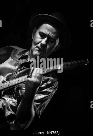 Die Andy Gunn Band im Mash House Edinburgh 2017 Stockfoto