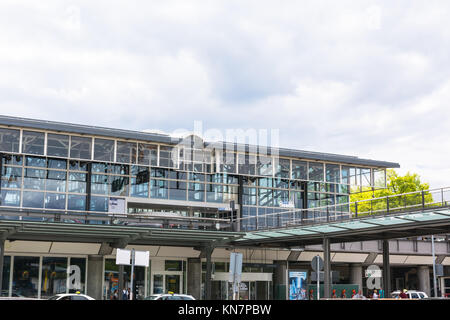 Der Stuttgarter Flughafen ist der Internationale Flughafen von Stuttgart und ist der sechste in Deutschland Stockfoto