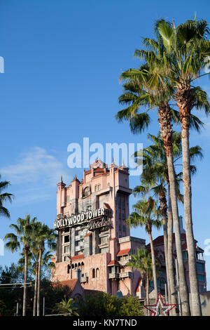 Turm des Terrors, Disney's Hollywood Studios, Orlando, Florida Stockfoto