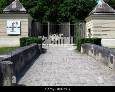 Königliche Abtei Royaumont, ein Meisterwerk der gotischen Architektur, Asnières-sur-Oise, Val d'Oise, Ile-de-France, Frankreich, Europa (Internationales Zentrum für Stockfoto