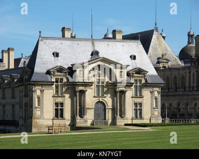 Chateau de Schloss Chantilly, Oise, Frankreich, Europa Stockfoto