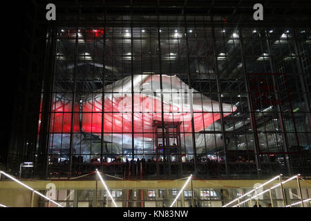 ROME, ITALY -  DECEMBER 9, 2017: Rome Book Fairexterior of "The Cloud"a distinctive architectural element of the Convention Center located in the business district of EUR Credit: marco varrone/Alamy Live News Stockfoto