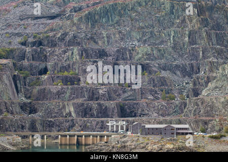 Llanberis Dinorwic Schiefergrube Snowdonia, Wales Stockfoto