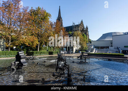 Tinguely Brunnen, Basel, Schweiz Stockfoto