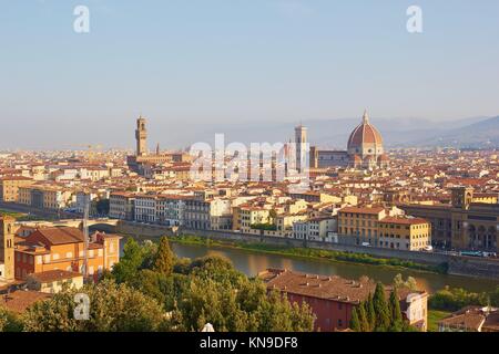 Panorama von Florenz, Toskana, Italien, Europa.