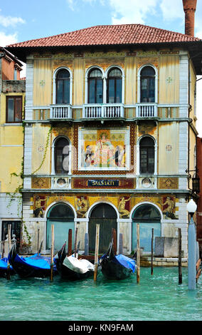 Palazzo Salviati, Canale grande, Venedig Stockfoto