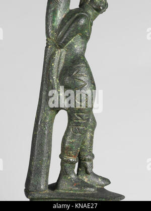 Bronzethymiaterion (Räuchergefäß) mit Marsyas MET DP250457 255400 Stockfoto
