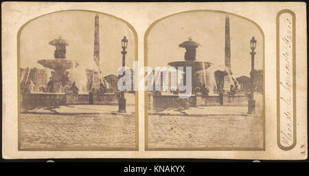 -Gruppe von 17 frühen Kalotyp Stereograph Ansichten- MET DP75372 288151 Stockfoto