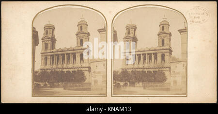 -Gruppe von 17 frühen Kalotyp Stereograph Ansichten- MET DP75374 288151 Stockfoto