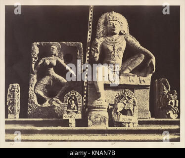 Elliot Marbles und andere Skulpturen aus dem Central Museum Madras- Gruppe 26 TRAF DP300688 266450 Stockfoto