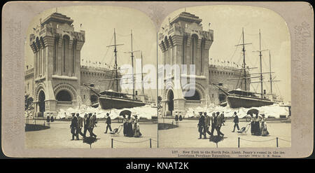 - Gruppe 47 Stereograph Blick auf die 1904 St. Louis World's Fair und Louisiana Purchase Exposition - MET DP 75708 288319 Stockfoto