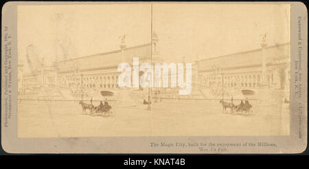 - Gruppe 47 Stereograph Blick auf die 1904 St. Louis World's Fair und Louisiana Purchase Exposition - MET DP 75712 288319 Stockfoto