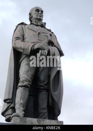 Statue von Francisco de Miranda, Sebastián Francisco de Miranda y Rodríguez, der proceres Caracas Venezuela. Stockfoto