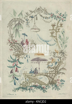 Chinoiserie von Nouvelle Suite de Cahiers Arabesken Chinois MET DP 850523 364546 Stockfoto