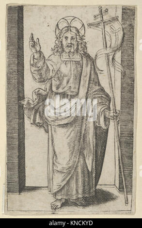 Christus, der rechten Hand in die Geste des Segens, aus der Serie "piccoli Santi" (kleine Heilige) MET DP 853476 342543 Stockfoto