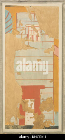 Die Fassade von Djehutynefers Grab im alten Ägypten zeigt architektonische Gestaltung und Begräbnispraktiken, die kulturelle und historische Bedeutung widerspiegeln. Stockfoto