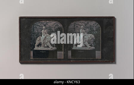 - Stereograph, Crystal Palace, John Bell, Una und Lion-MET DP 700246 291844 Stockfoto