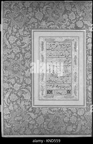 Portrait von Rup Singh, Folio aus dem Shah Jahan Album MET 181876 451296 Stockfoto