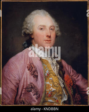 Charles Claude de Flahaut (1730-1809), Comte d'Angiviller, Ölgemälde des französischen Portraitmalers Jean-Baptiste Greuze (1725-1805), 1763 Stockfoto