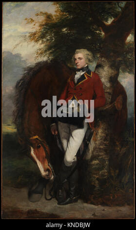 Captain George K. H. Coussmaker (1759-1801) Gemälde von Sir Joshua Reynolds (1723-1792) Stockfoto