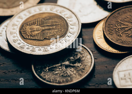 Ägyptische Münze Stockfoto