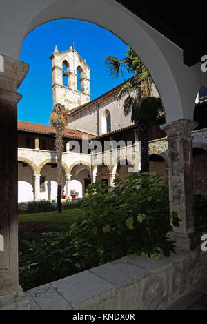 Kloster von St. Franziskus in Pula. Kroatien. Stockfoto