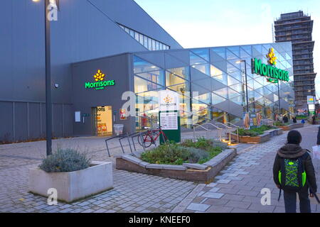 Morrisons Superstore in Colindale, Edgeware Road, London, Vereinigtes Königreich Stockfoto