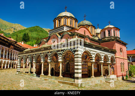 Rila Kloster, Bulgarien Stockfoto