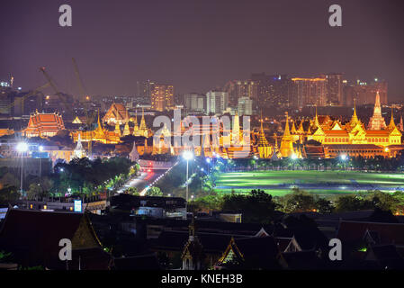 Stadtbild bei Nacht, Bangkok, Thailand Stockfoto