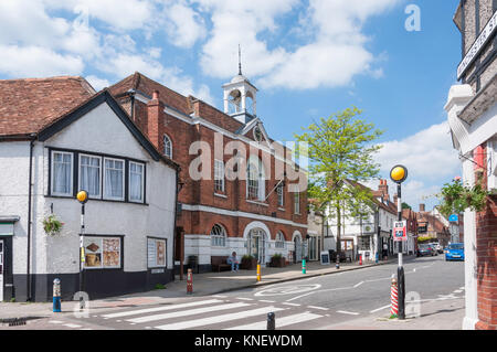 Whitchurch Rathaus, Newbury Street, Whitchurch, Hampshire, England, Vereinigtes Königreich Stockfoto