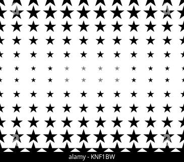 Simple Star Form nahtlose Muster. Vektor geometrische starlight Hintergrund. Gepunktete klassische Ornament. Stock Vektor