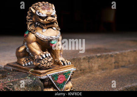 Golden lion Statue, Phuket, Thailand, Asien Stockfoto