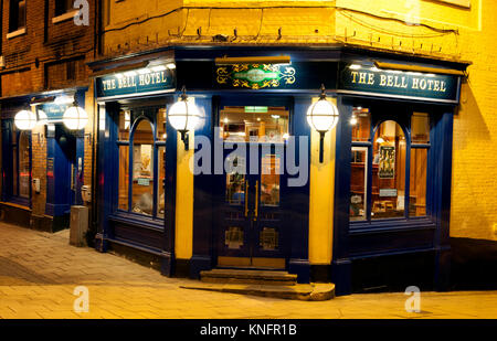 Das Bell Hotel Public House, Orford Hill, Norwich, Norfolk, East Anglia, England, Großbritannien Stockfoto