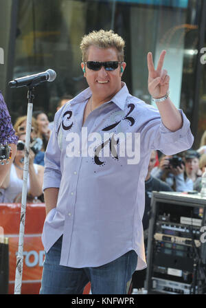 Rascal Flatts durchführen auf der NBC Today Show Konzertreihe im Rockefeller Center in New York City. Juli 10, 2009. Credit: Dennis Van Tine/MediaPunch Stockfoto