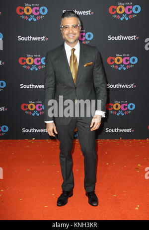 Die US-Premiere der Disney-Pixar "Coco" Mit: Jaime Camil Wo: Hollywood, California, United States Wenn: 09 Nov 2017 Credit: FayesVision/WENN.com Stockfoto