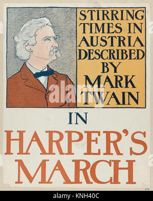 Harper's March Artist: Edward Penfield, American, Brooklyn, New York 1866?1925 Beacon, New York, Publisher: Harper and Brothers, Publishers, Harper's: März 1896 Stockfoto