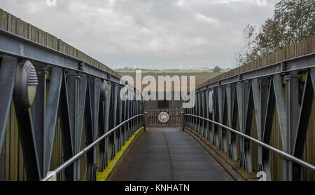 Hundert Fuß Bank, Welney PE14 9TN Stockfoto