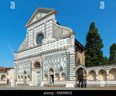 Die Kirche von Santa Maria Novella, Florenz, Italien. Stockfoto