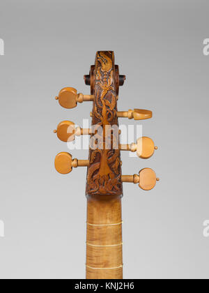 Bass Viola da Gamba, Maker: Wird John Rose (britisch), Ca. 1600, Britisch, London, England, Vereinigtes Königreich, Mittel: Holz Stockfoto