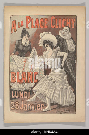 Grands Magasins de la Place Clichy, Exposition Annuelle de Blanc Stockfoto