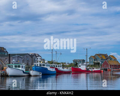 Hafen, Peggy's Cove, Nova Scotia, Kanada. Stockfoto